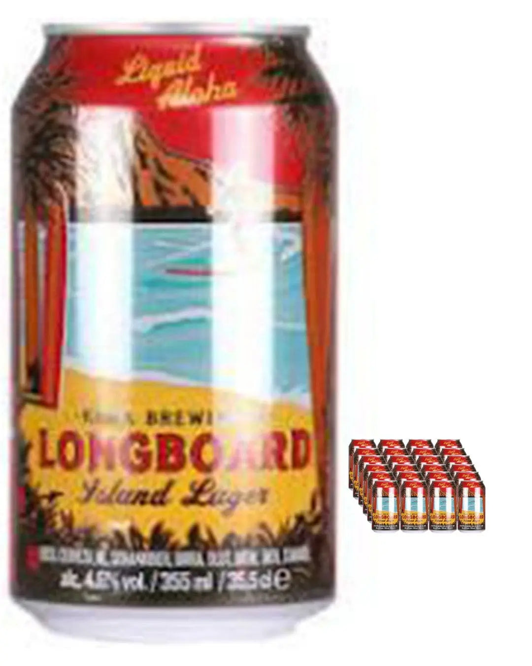 Kona Longboard Lager Can Multipack, 24 x 330 ml Beer