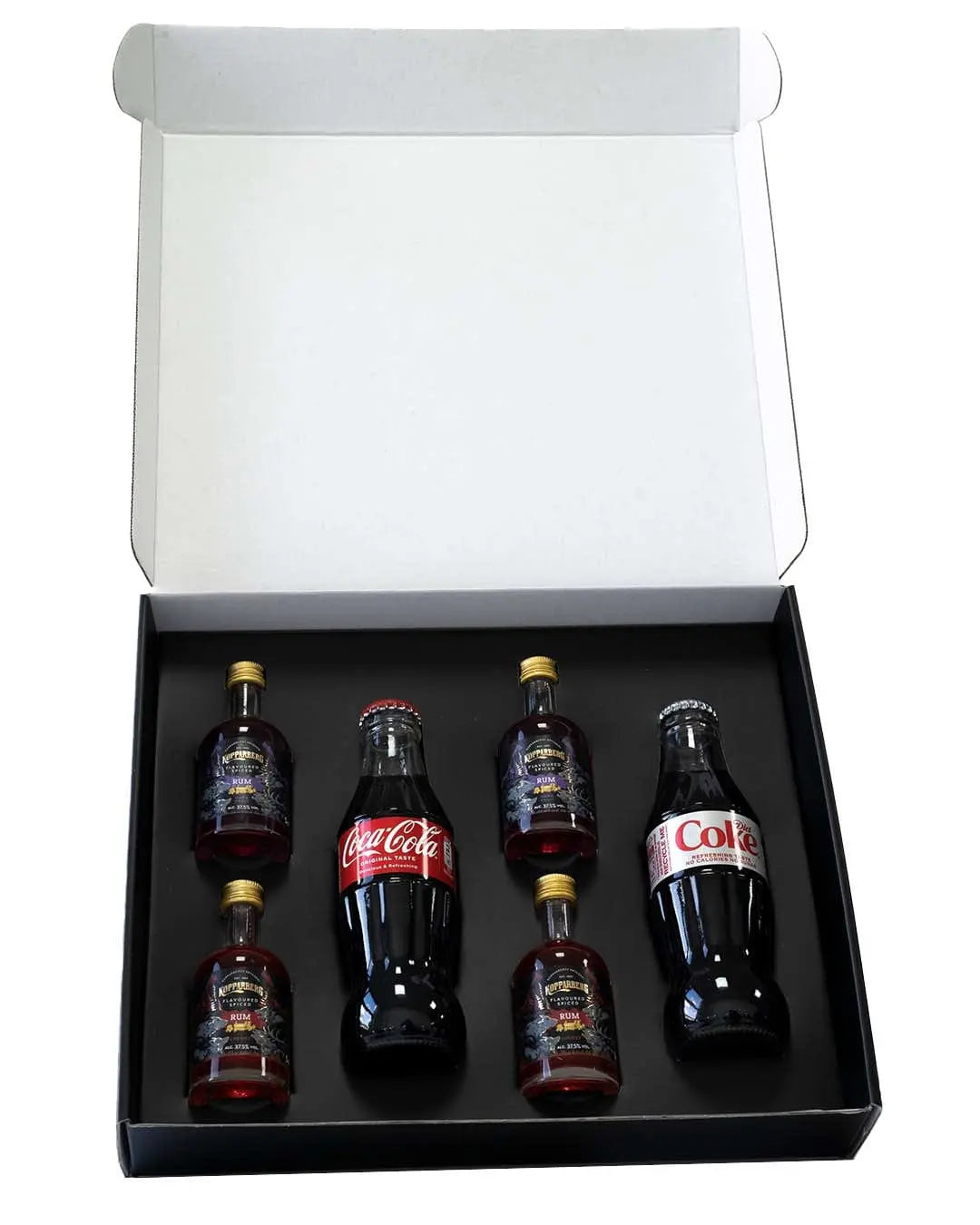 Kopparberg  4 Rum Miniature. 5 cl & Coca Cola Gift Box Spirit Miniatures