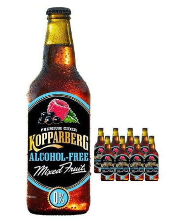 Kopparberg Alcohol Free Mixed Fruit Premium Cider Multipack, 8 x 500 ml Cider