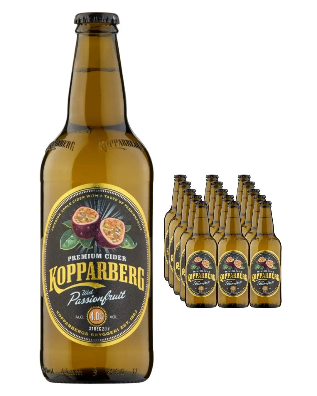 Kopparberg Passionfruit Premium Cider Multipack, 15 x 500 ml Cider