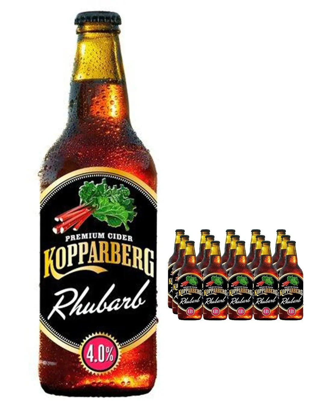 Kopparberg Rhubarb Premium Cider Multipack, 8 x 500 ml Cider