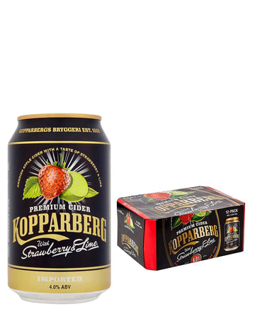 Kopparberg Strawberry & Lime Fridge Pack, 10 x 330 ml Cider