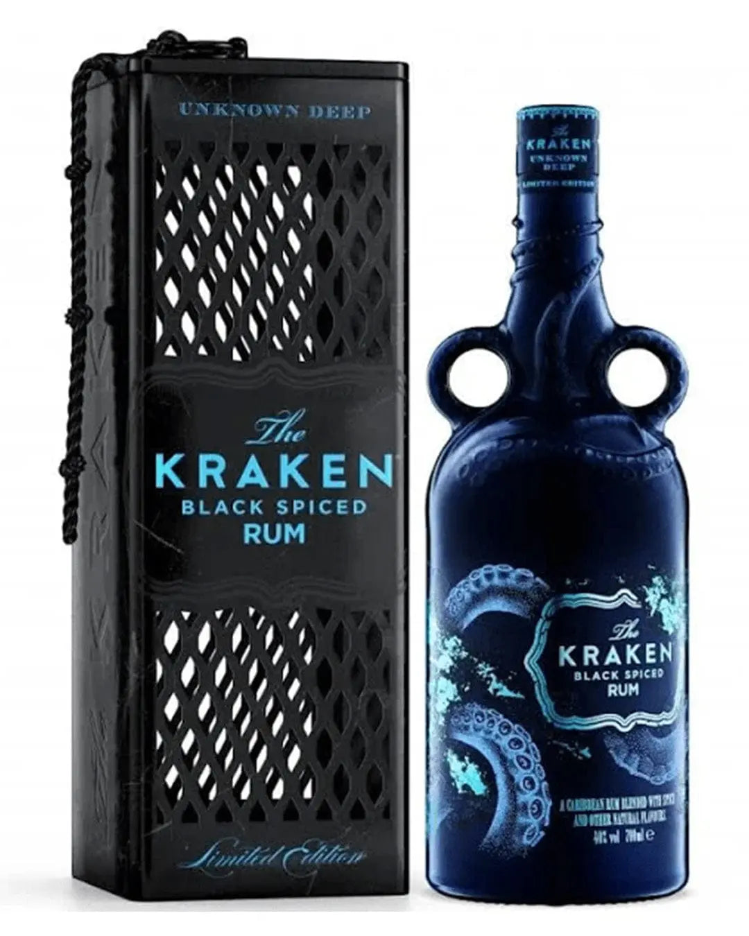 Kraken Black Spiced Deep Sea Bioluminescence Rum Bottle, 70 cl Rum