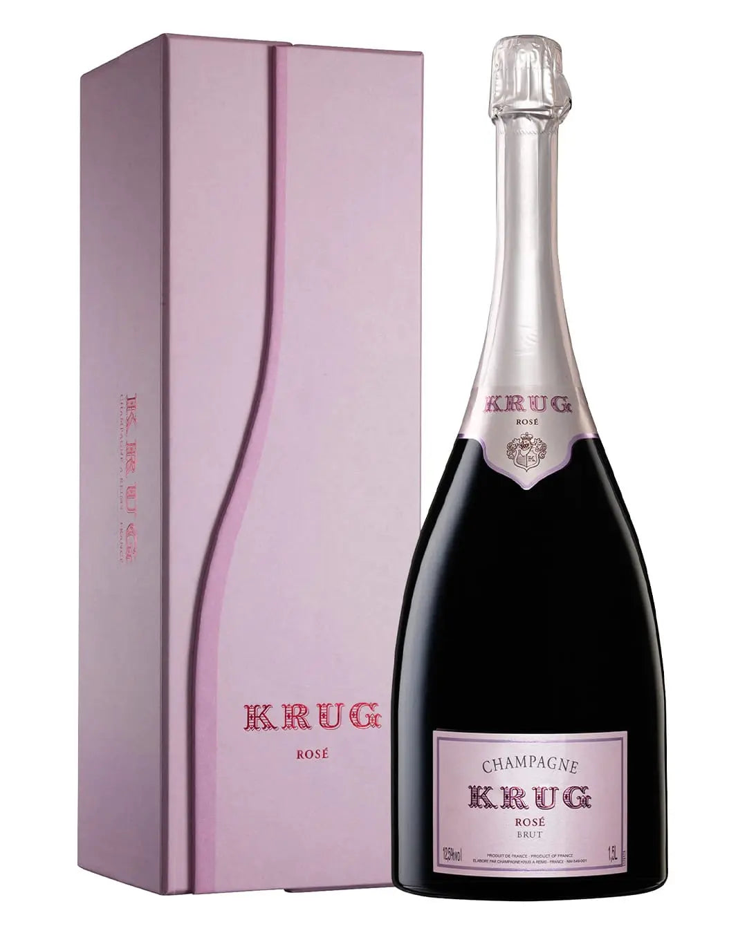 Krug Rosé Brut Magnum in Gift Box Champagne, 1.5 L Champagne & Sparkling