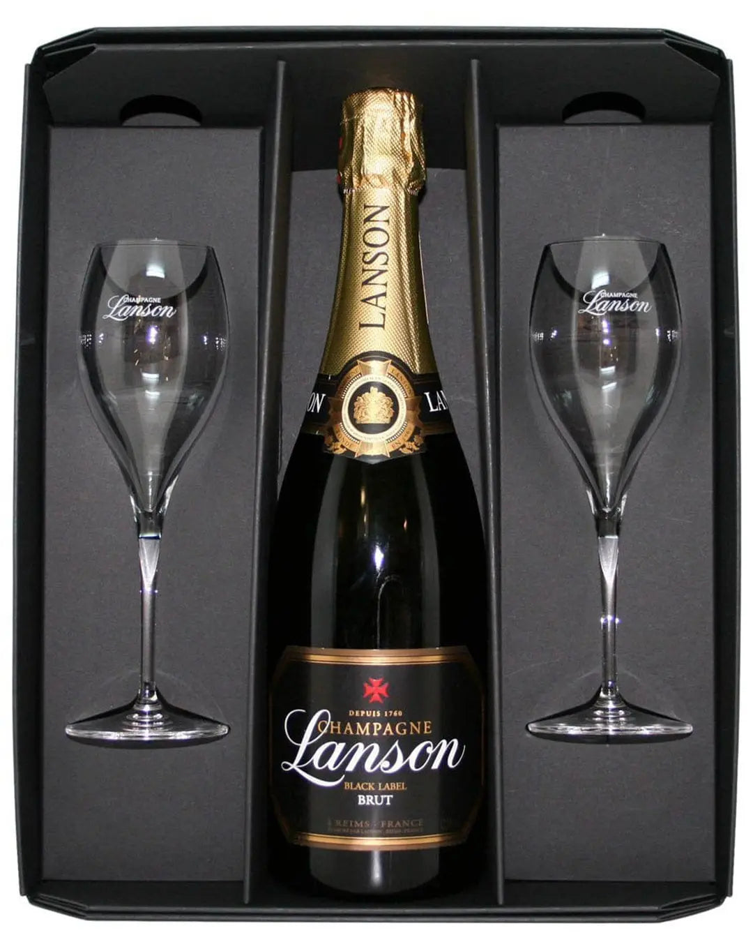 Lanson Black Label Flute Pack Champagne, 75 cl Champagne & Sparkling 3029440002983