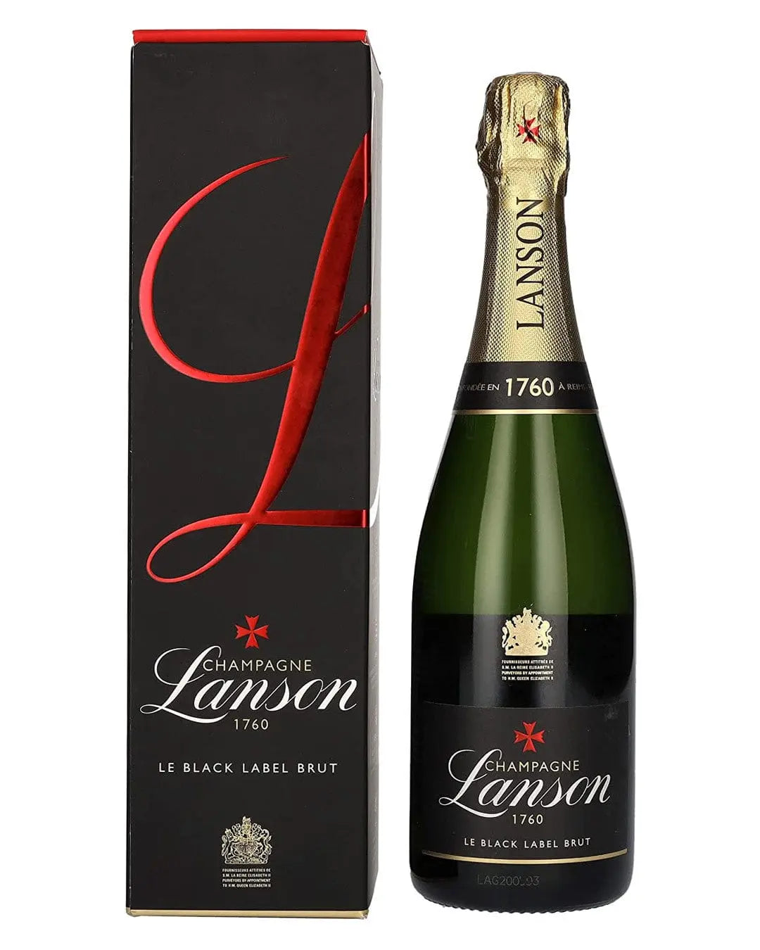 Lanson Black Label Gift Box Champagne, 75 cl Champagne & Sparkling 3029440005526