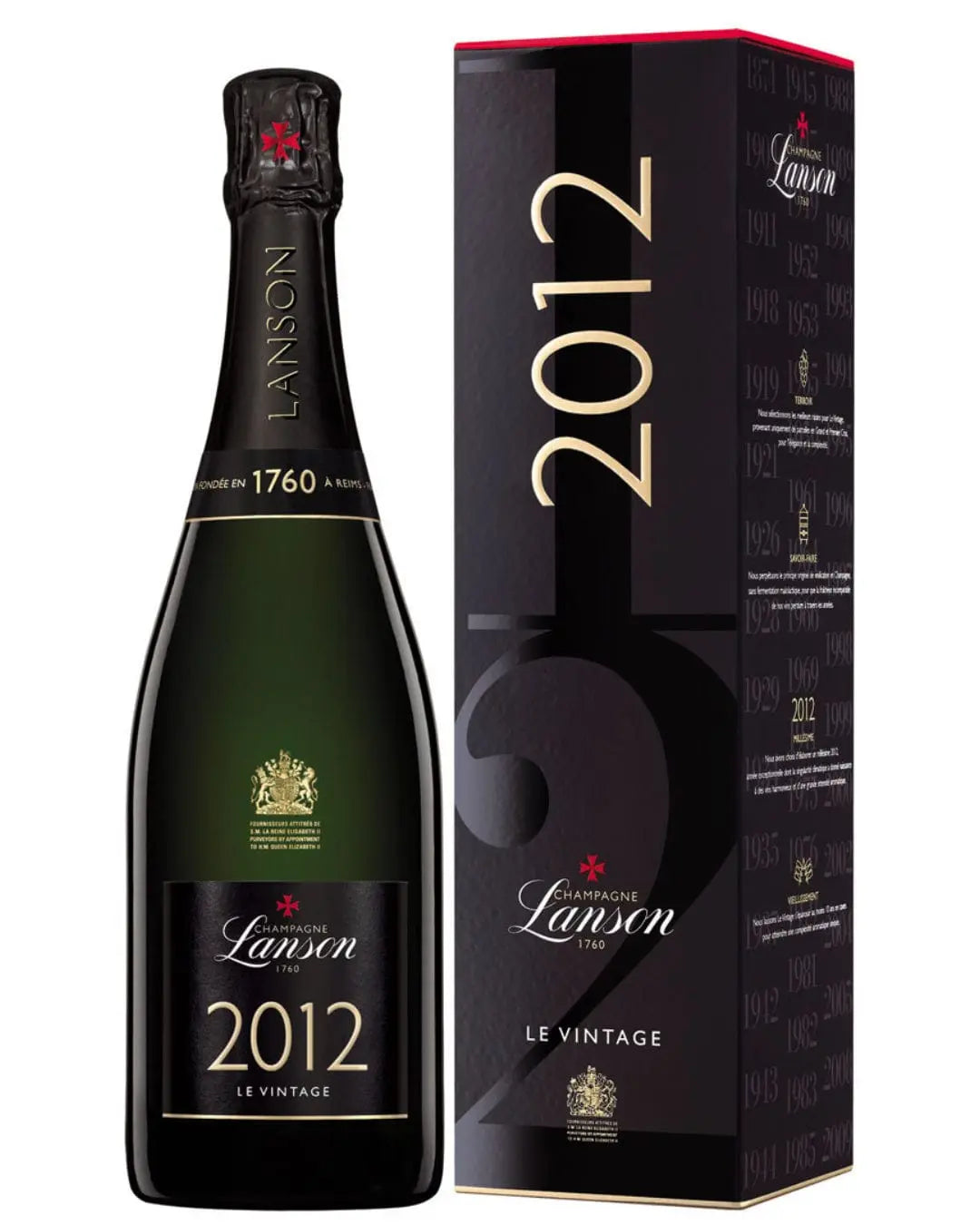 Lanson Le Vintage 2012 Champagne Gift Box, 75 cl Champagne & Sparkling 3029440004574