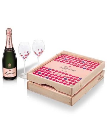Lanson Rose Champagne Fruit Market Gift Set, 75 cl Champagne & Sparkling