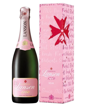 Lanson Rose Gift Box Champagne, 75 cl Champagne & Sparkling 3029440005540