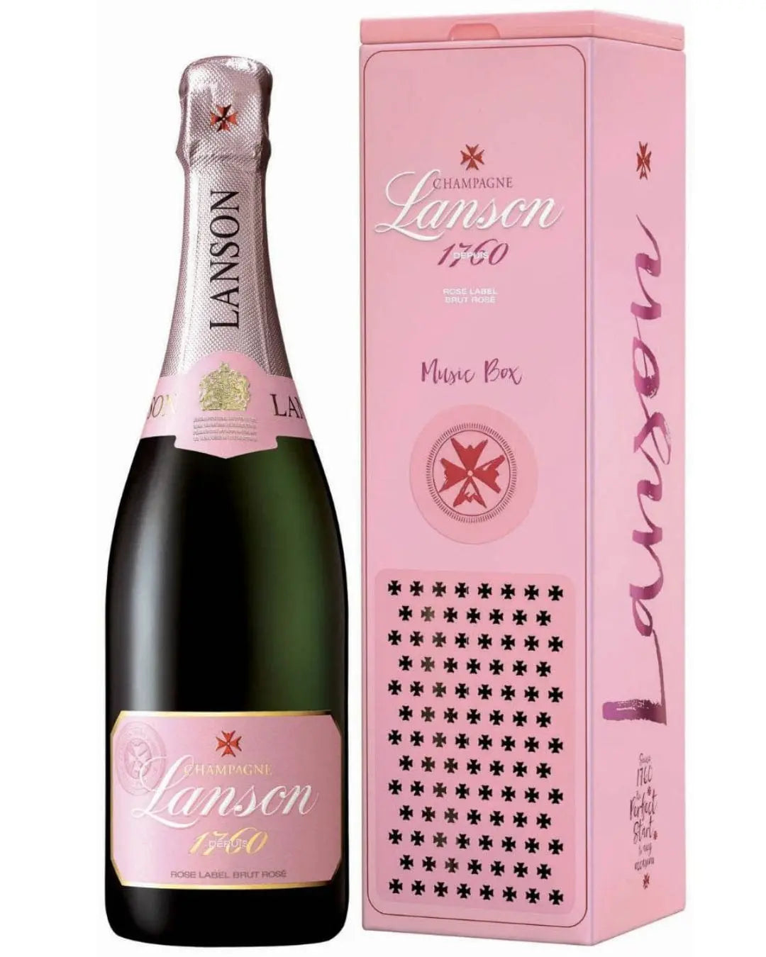 Lanson Rose Music Box, 75 cl Champagne & Sparkling