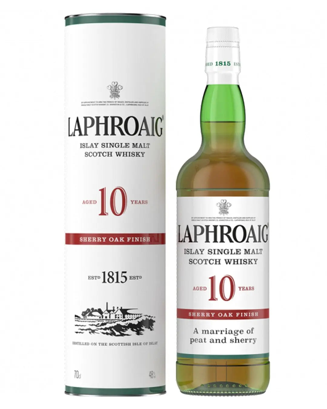 Laphroaig 10 Year Old Sherry Oak Finish Whisky, 70 cl Whisky