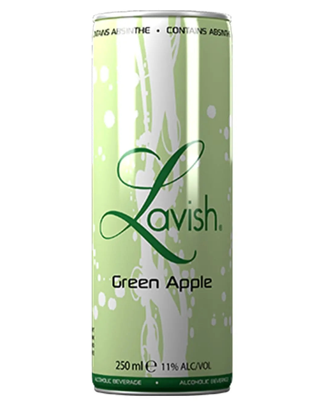 Lavish Green Apple & Absinthe Cocktail Can, 1 x 250 ml Ready Made Cocktails