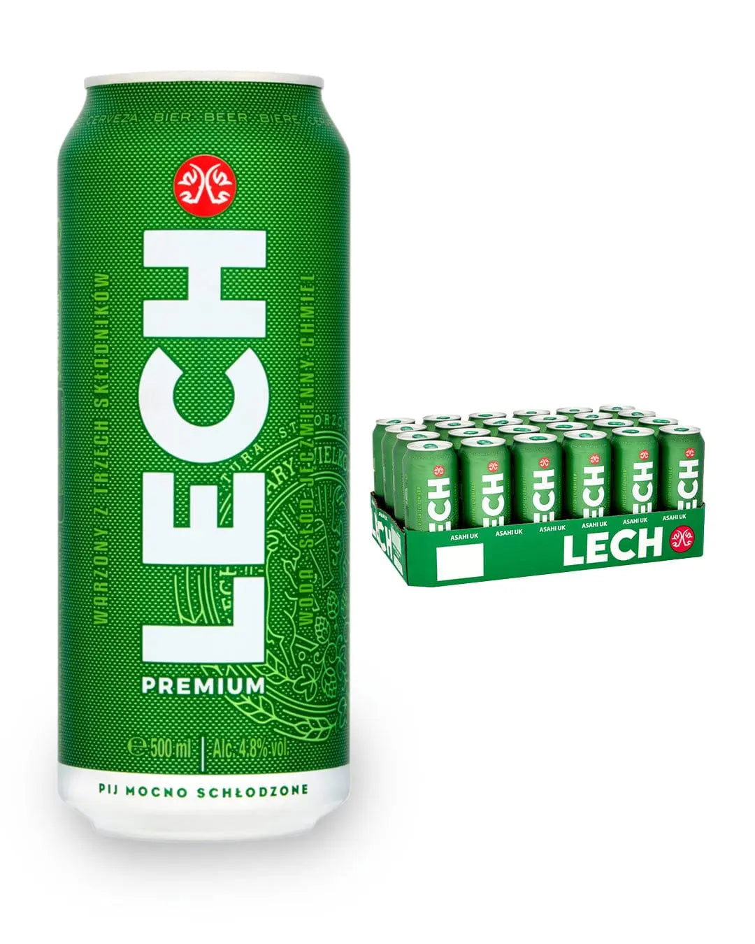 Lech Premium Lager Multipack, 24 x 500 ml Beer