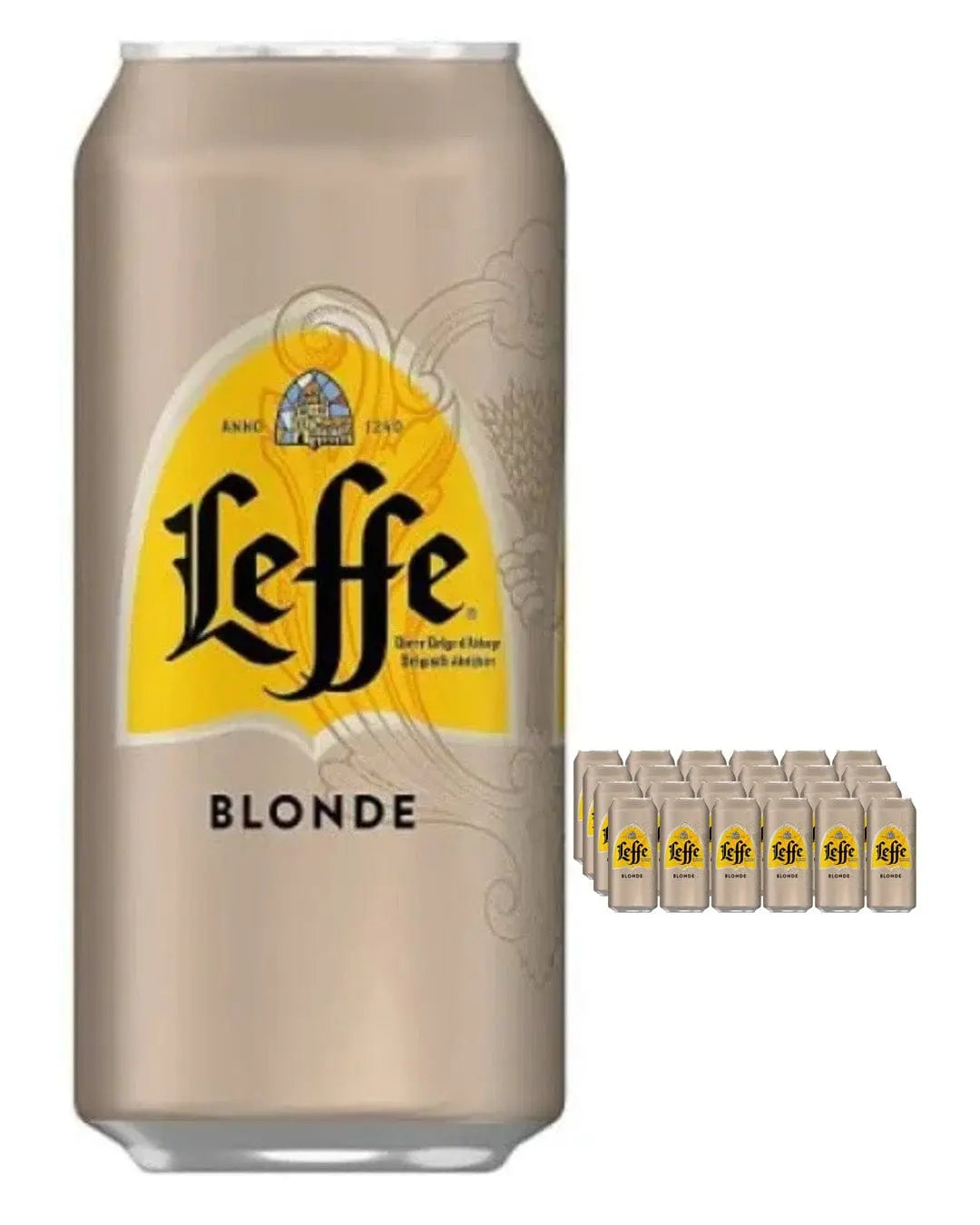 Leffe Blond Beer Can Multipack, 24 x 440 ml Beer 05014379023145