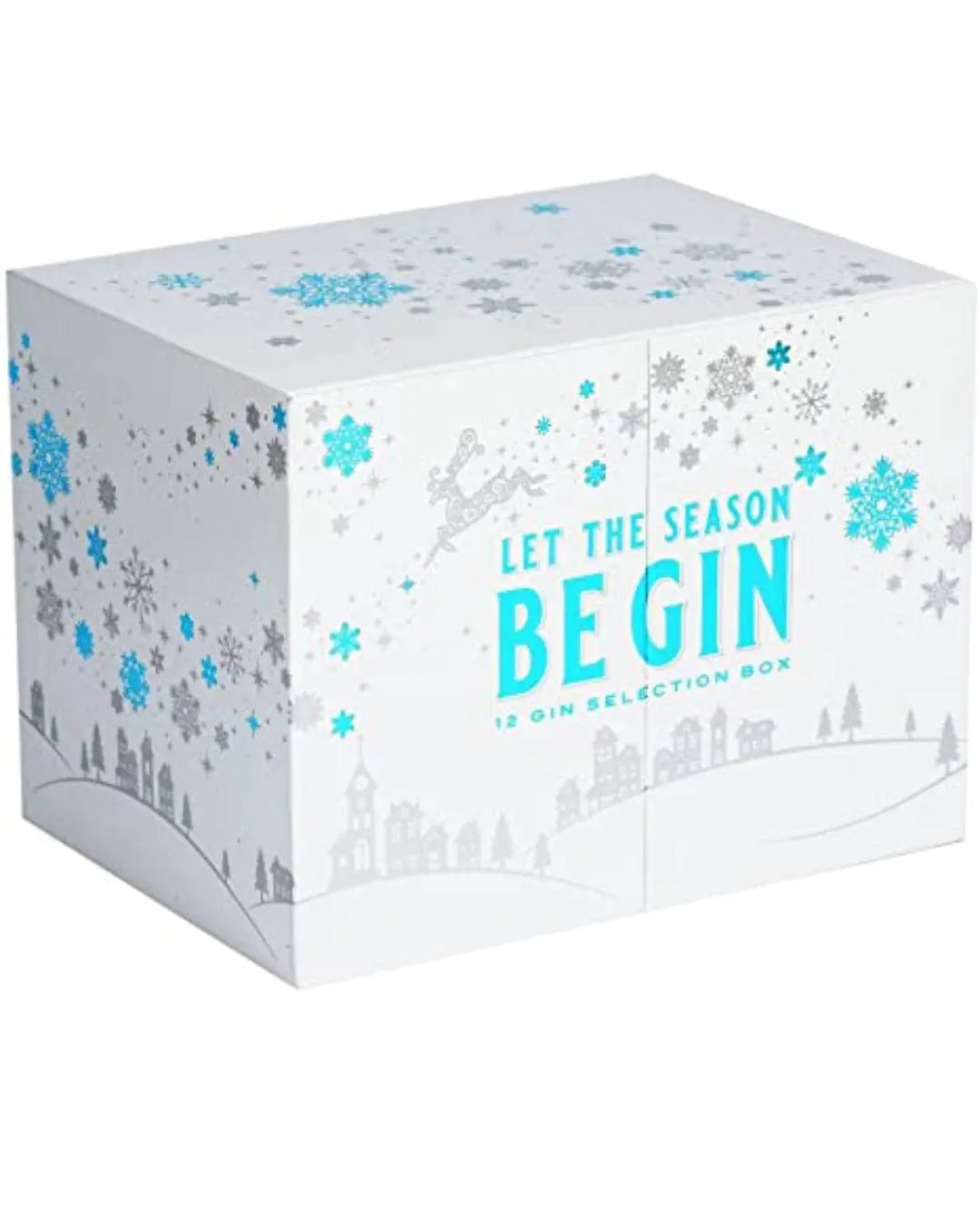 Let The Season Be Gin Selection Box Advent Calendar, 12 x 5 cl Spirit Miniatures