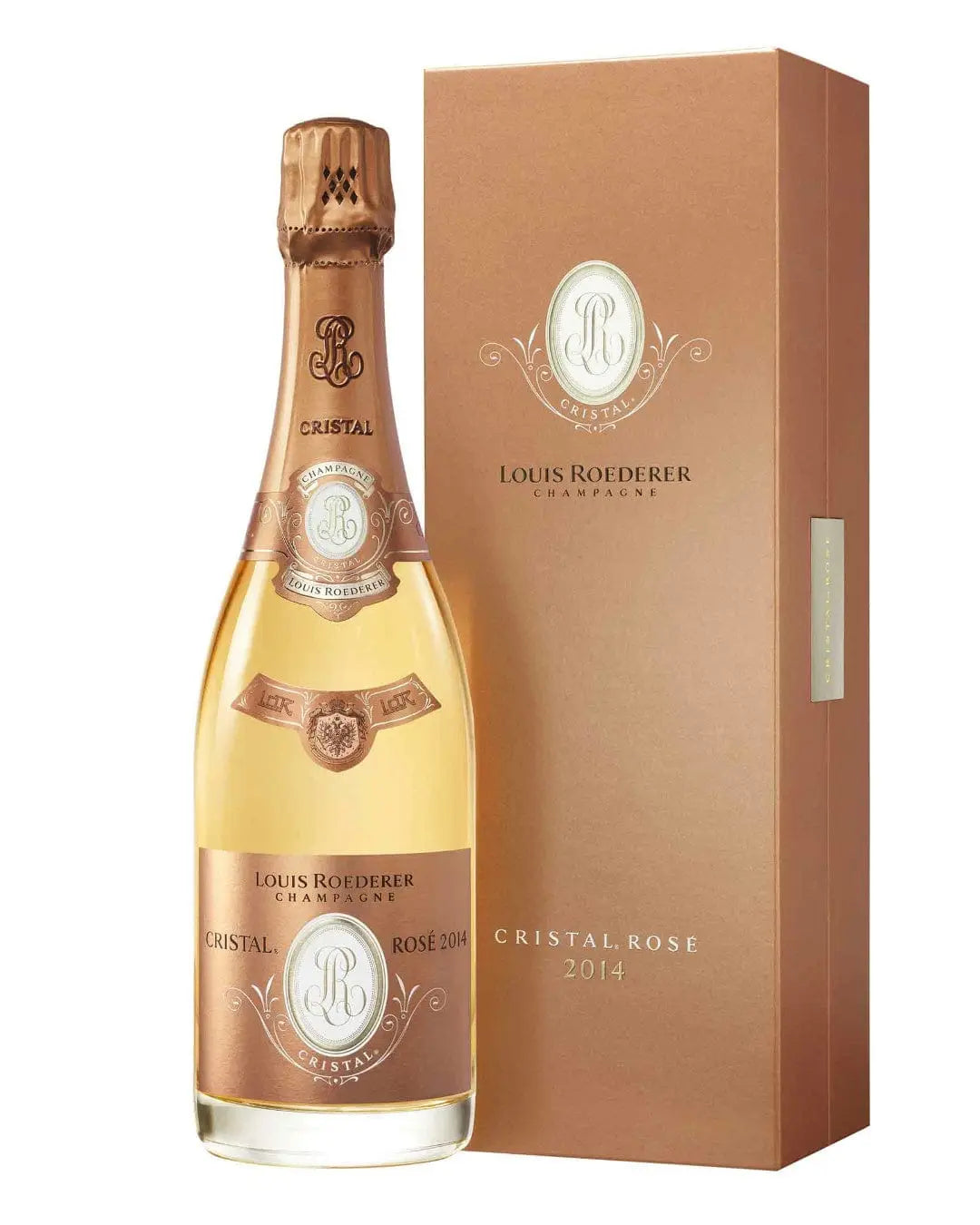 Louis Roederer Cristal Rose 2014 Champagne Gift Box, 70 cl Champagne & Sparkling
