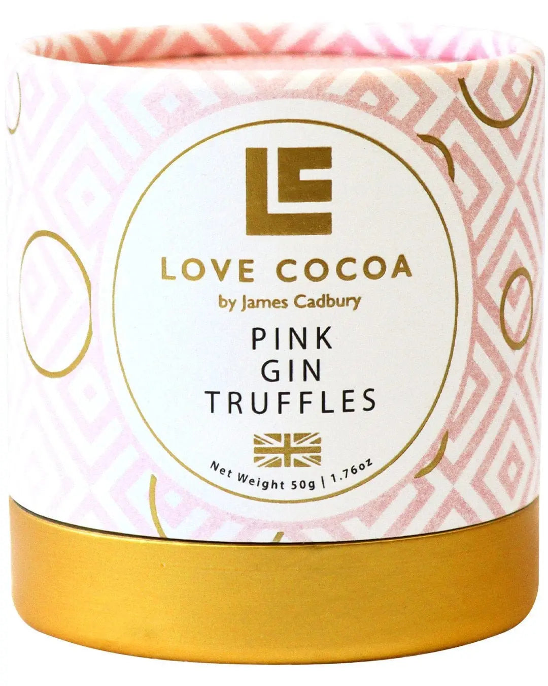 Love Cocoa Mini Pink Gin Truffles, 50 g Chocolate