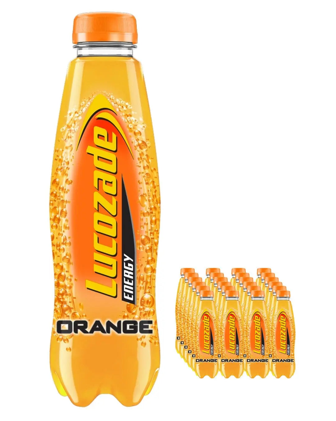 Lucozade Energy Orange, 24 x 380 ml Soft Drinks & Mixers