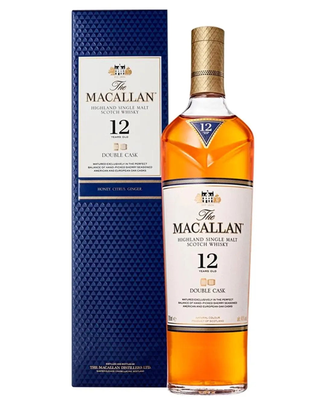 Macallan 12 Year Old Double Cask Malt Whisky, 70 cl Whis