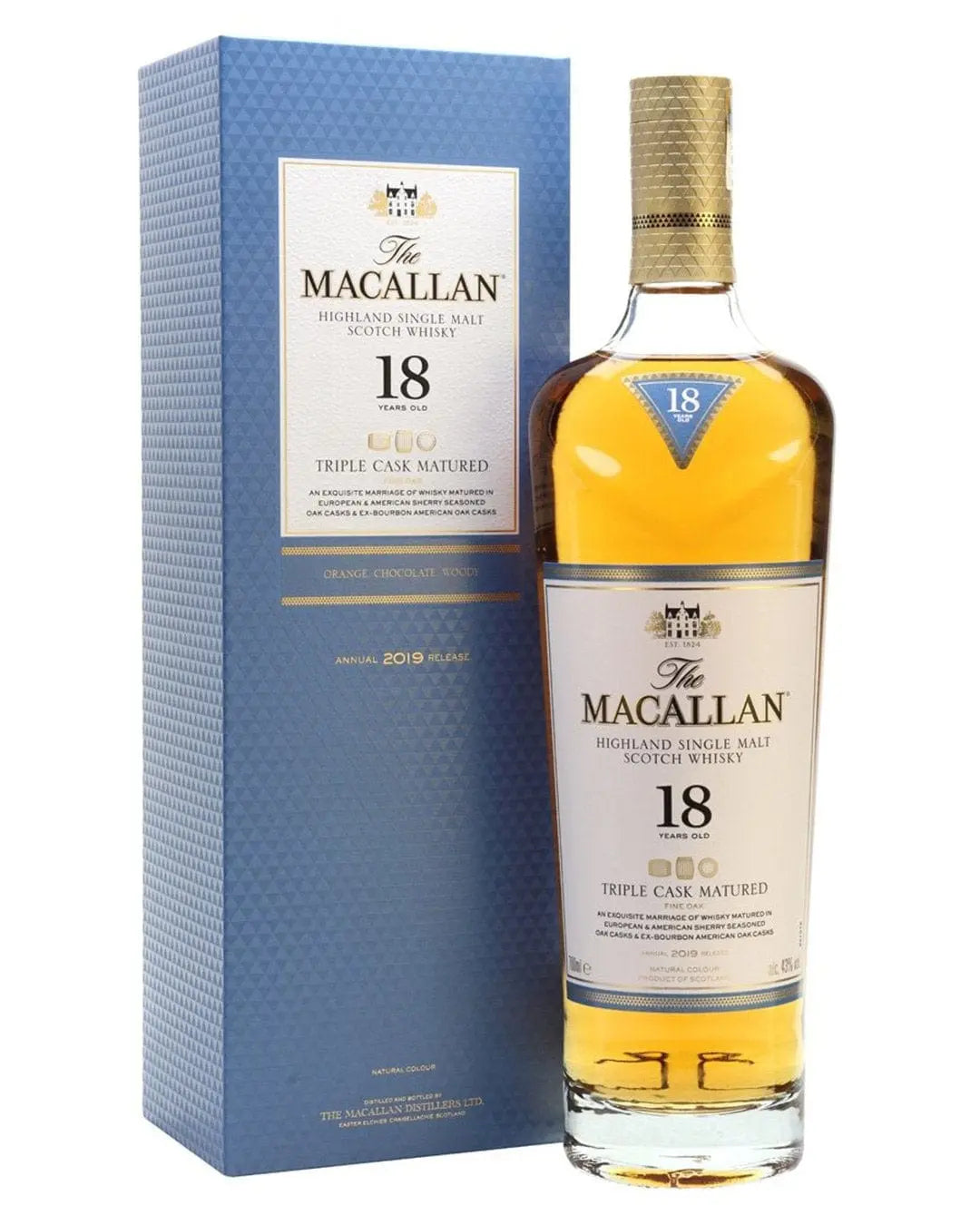 Macallan 18 Year Old Triple Distilled Whisky, 70 cl Whisky 5010314049409