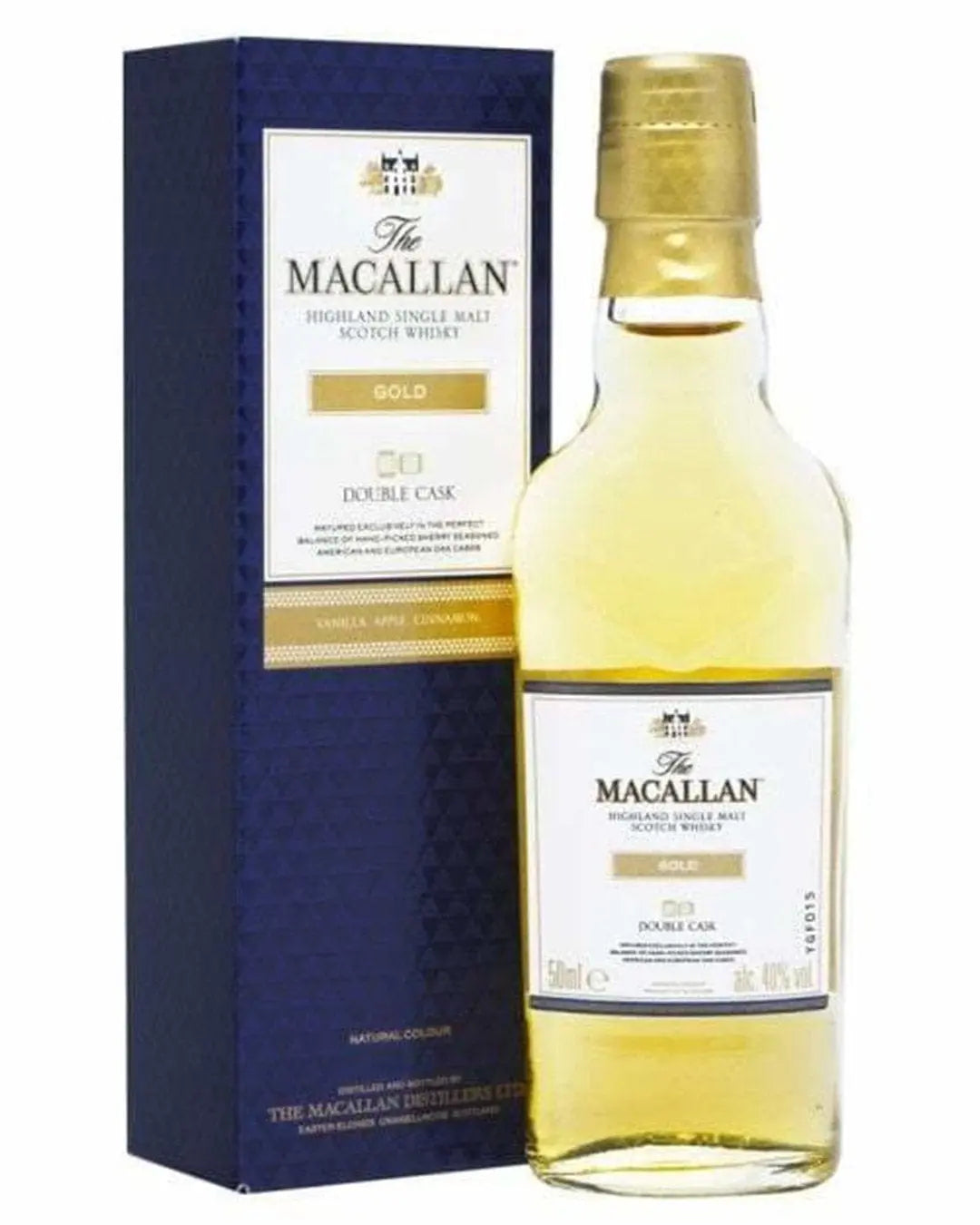 Macallan Gold Double Cask Malt Whisky Miniature, 5 cl Spirit Miniatures