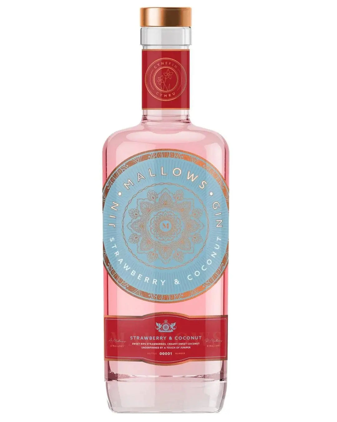 Mallows Strawberry & Coconut Gin, 70 cl Gin