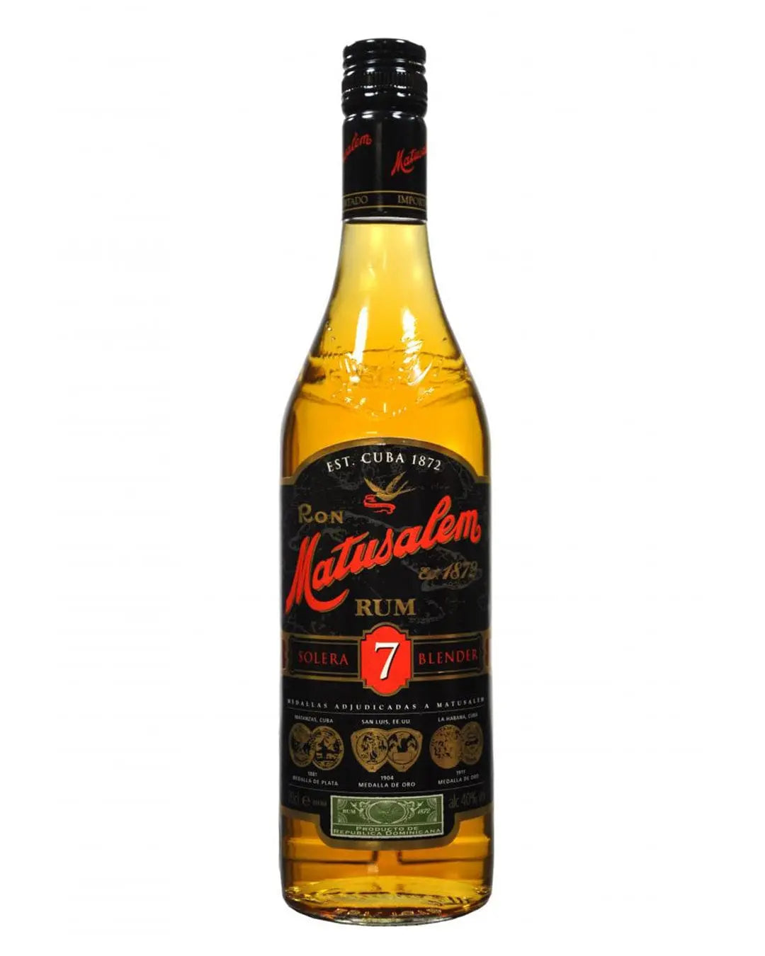 Matusalem Solera 7 Gold Rum, 70 cl Rum 766094100056