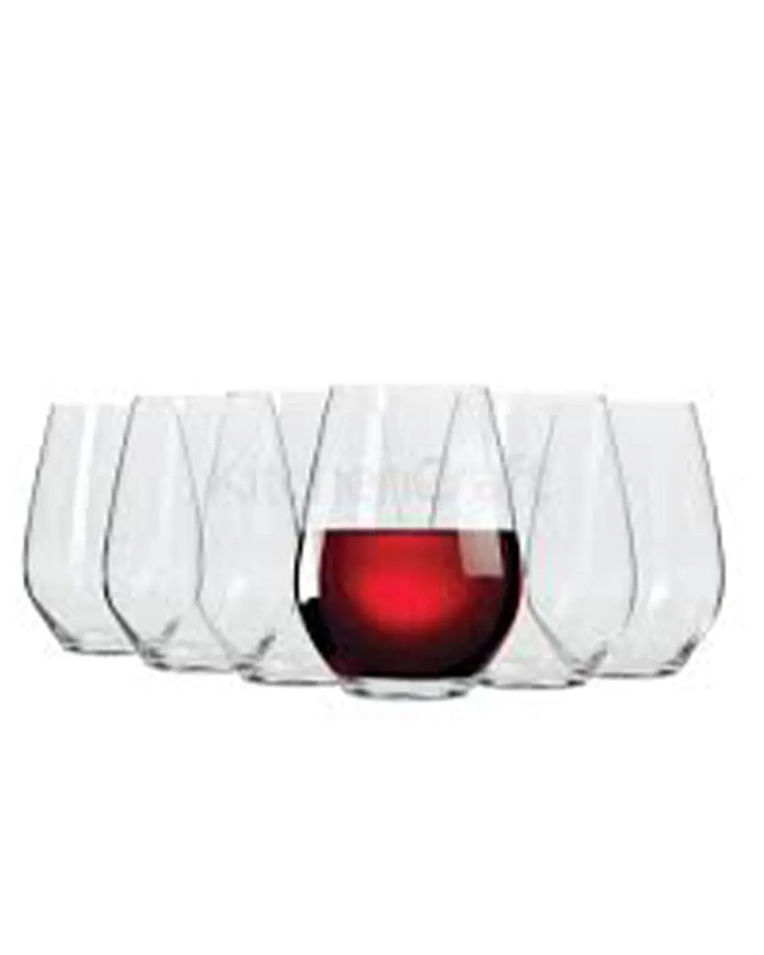 Maxwell & Williams Vino Stemless Red Wine Glasses Set of 6, 540 ml Tableware