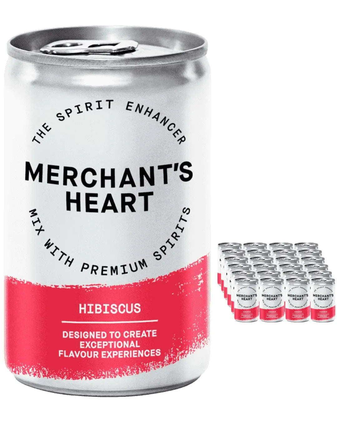 Merchant's Heart Hibiscus Tonic Water Can Multipack, 24 x 150 ml Tonics