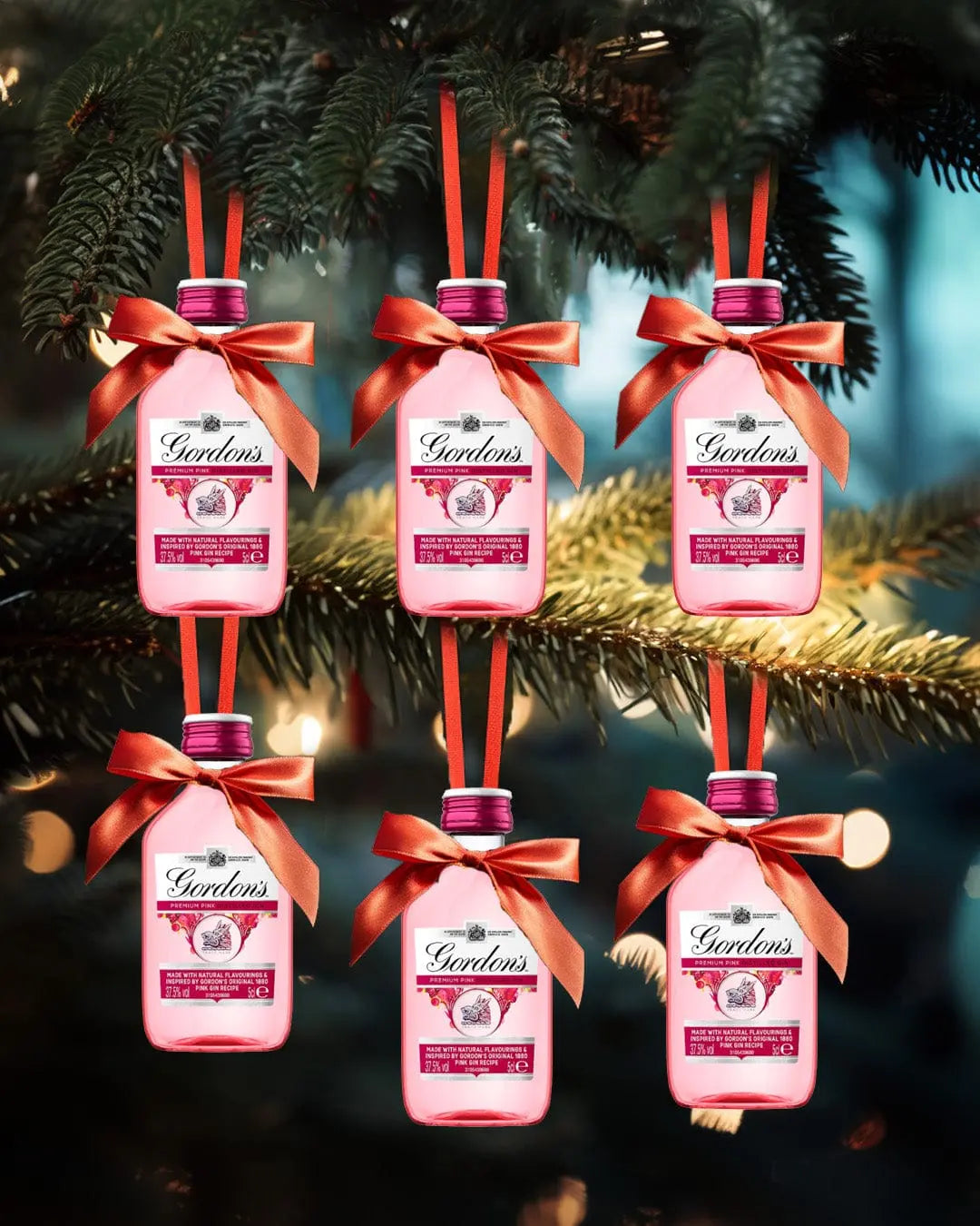 Merry Baubles - Gordon's Pink Gin Miniature Set Spirit Miniatures