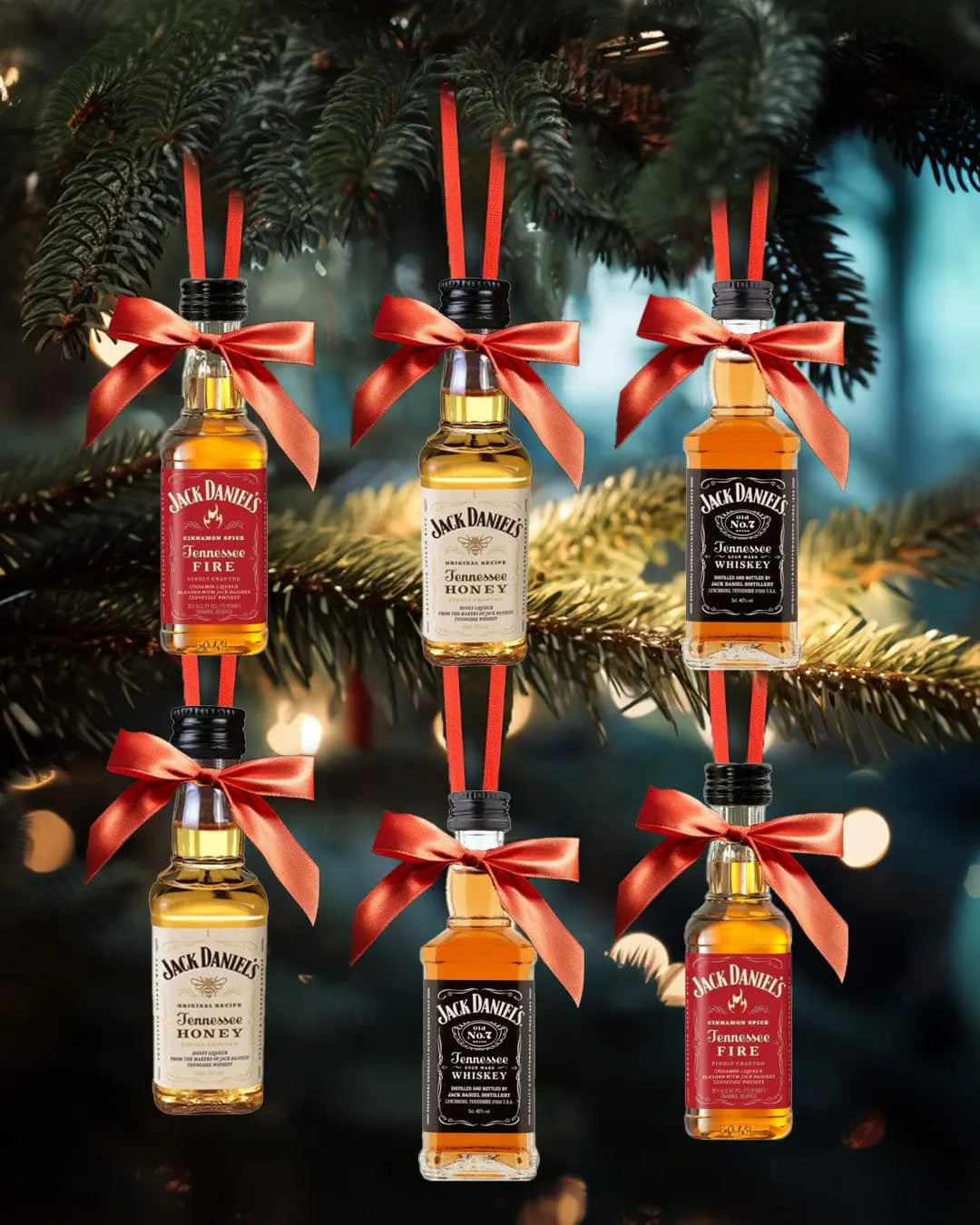 Merry Baubles - Mixed Jack Daniel's Whiskey Miniature Set Spirit Miniatures