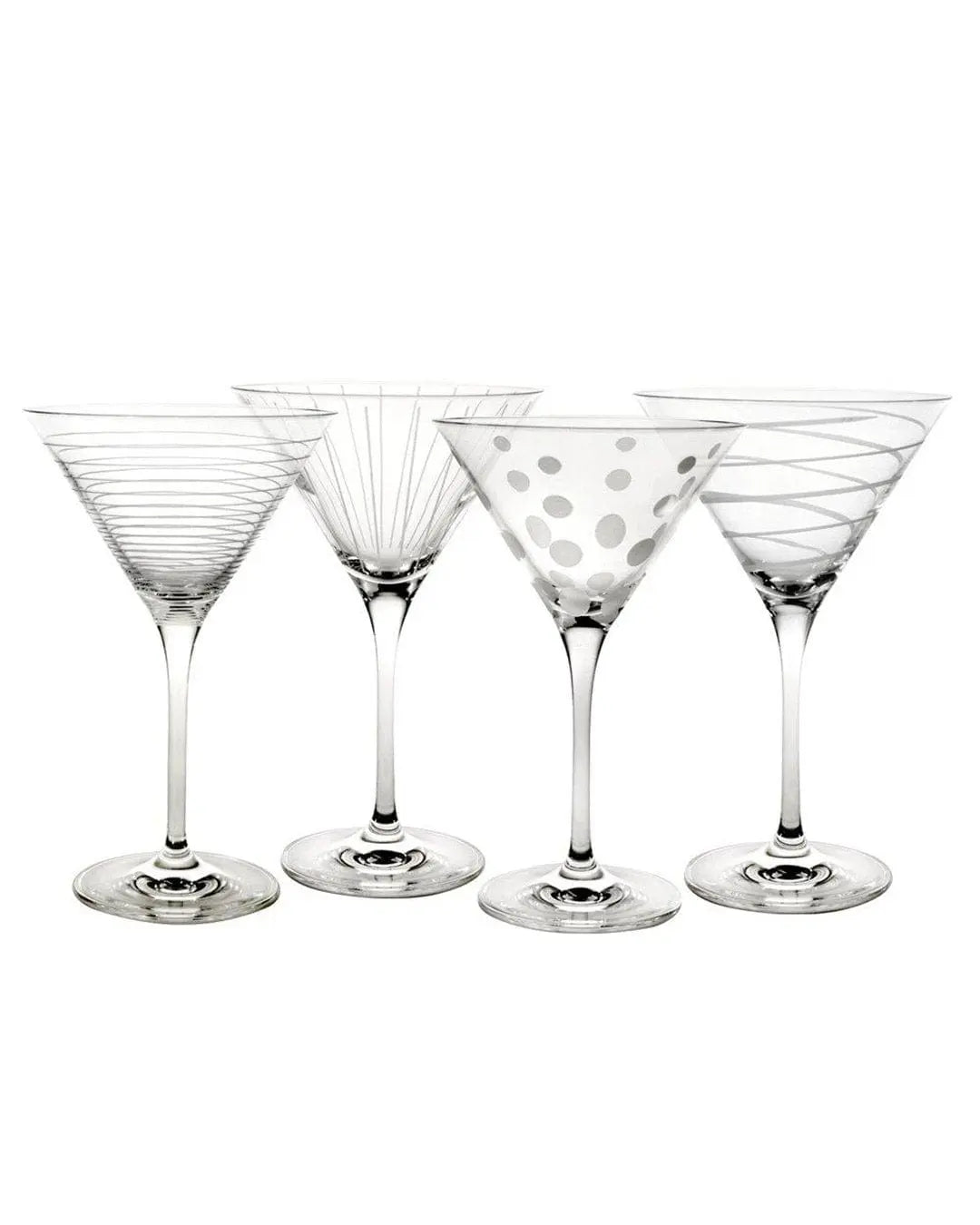 Mikasa Cheers Pack Of 4 Martini Glasses Tableware
