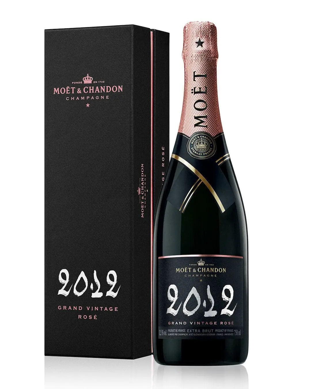 Moët & Chandon Grand Vintage Rosé 2012 in Gift Box, 75 cl Champagne & Sparkling 3185370663639