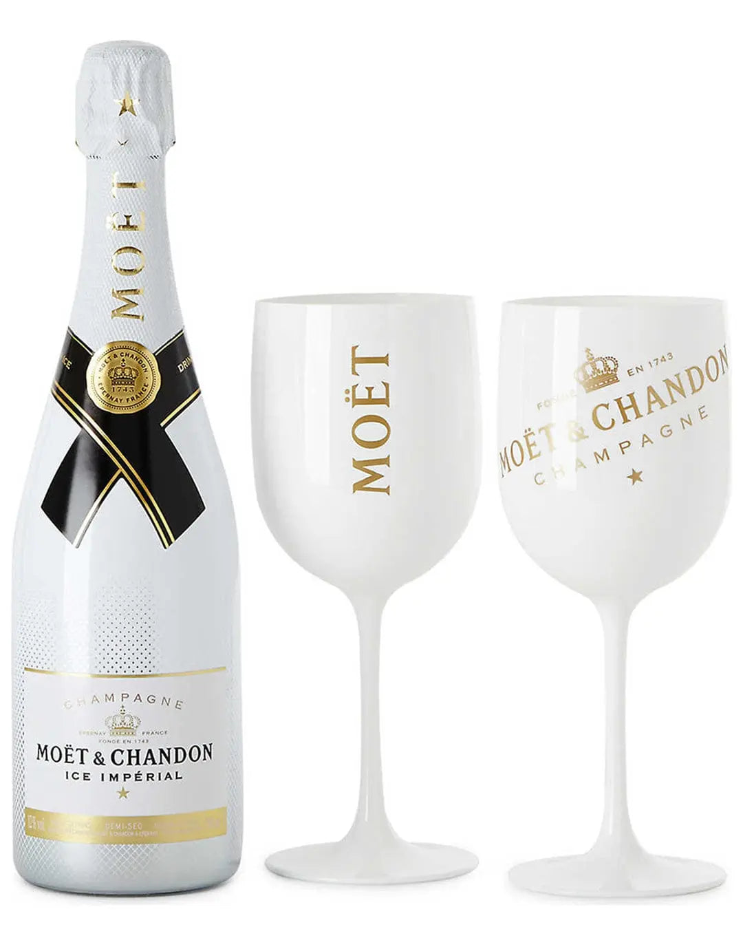 Moët & Chandon Ice Impérial Champagne Glass Pack, 75 cl Champagne & Sparkling 3185370596098