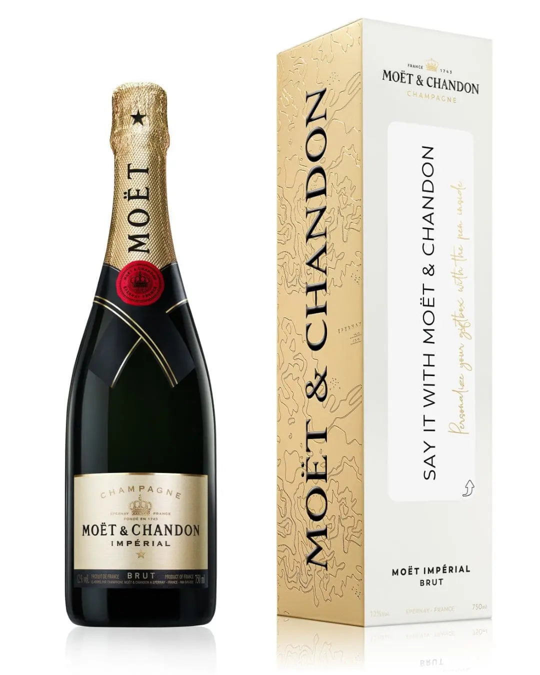 Moet & Chandon Impérial Brut Personalized Gift Box, 75 cl Champagne & Sparkling