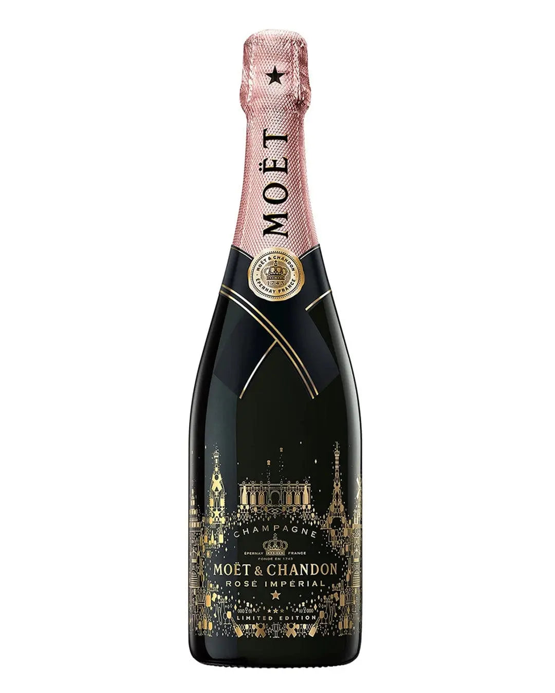 Moët & Chandon Imperial Rosé Gold Fairy Champagne, 75 cl Champagne & Sparkling 3185370668559