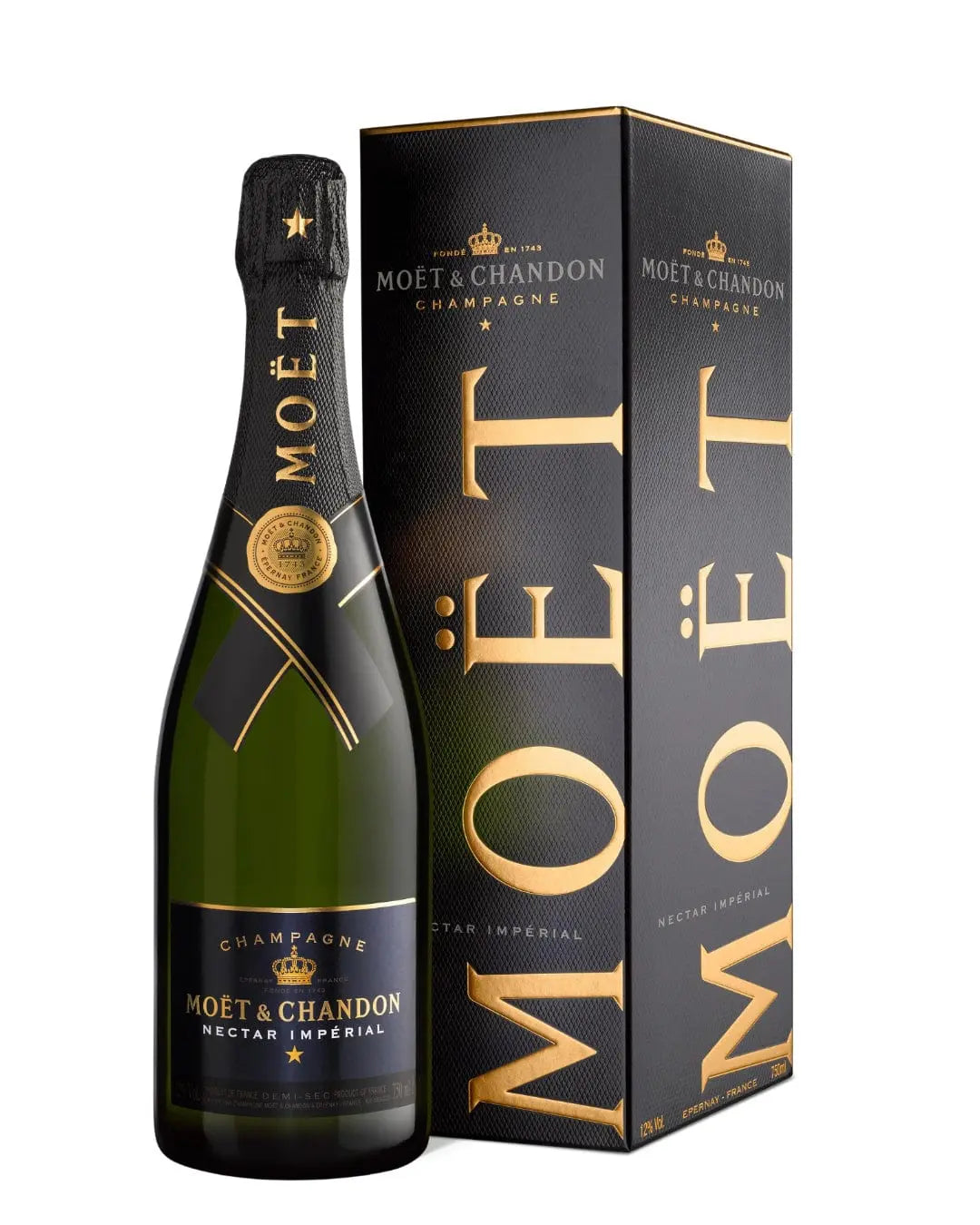 Moët & Chandon Nectar Impérial Champagne with Gift Box, 75 cl Champagne & Sparkling
