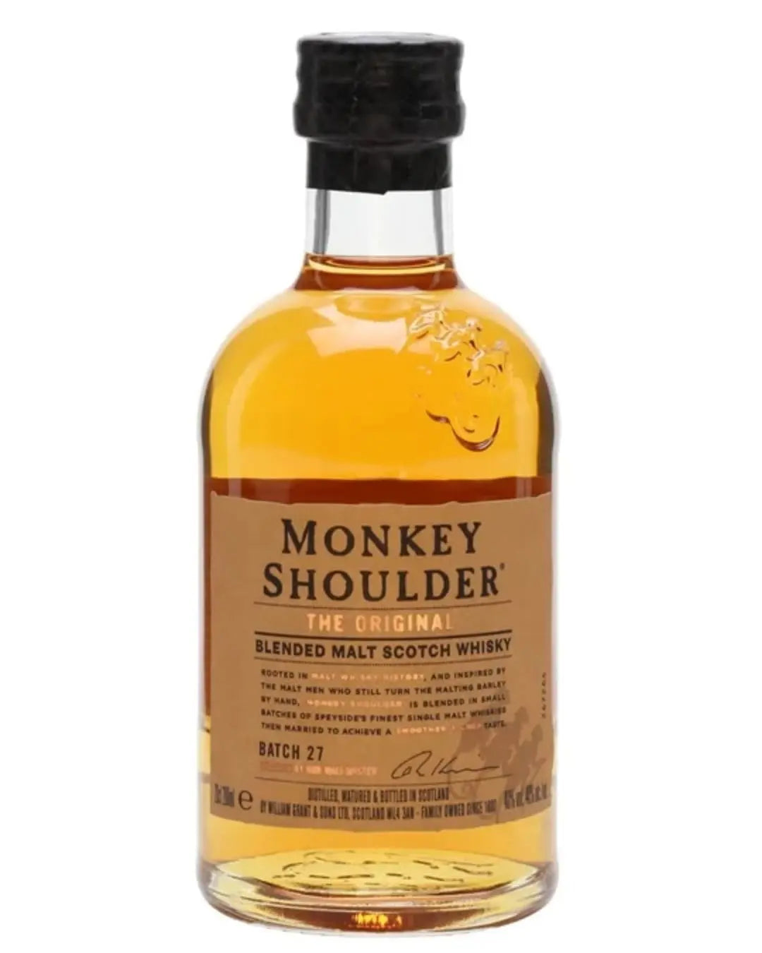 Monkey Shoulder Blended Malt Scotch Whisky, 20 cl Whisky