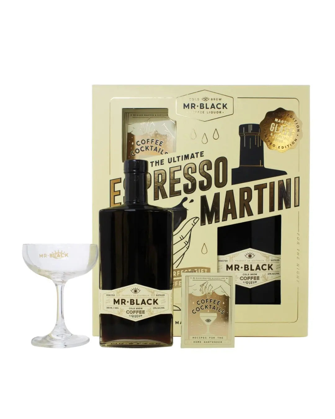 Mr Black Liqueur Espresso Martini Gift Box, 50 cl Liqueurs & Other Spirits