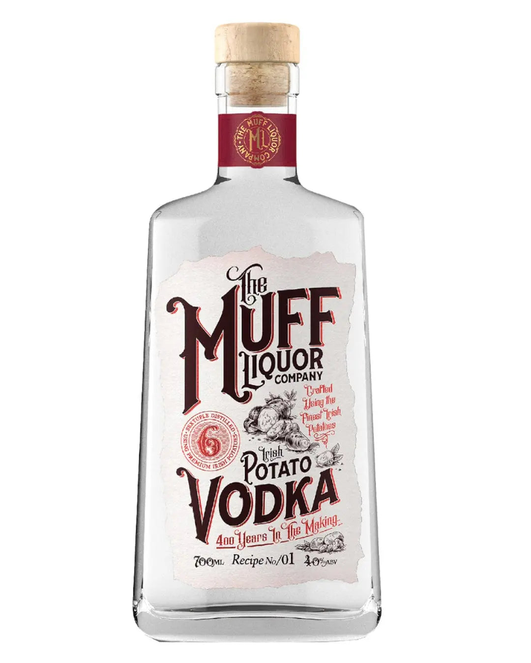 MUFF Liquor Potato Vodka, 70 cl Vodka