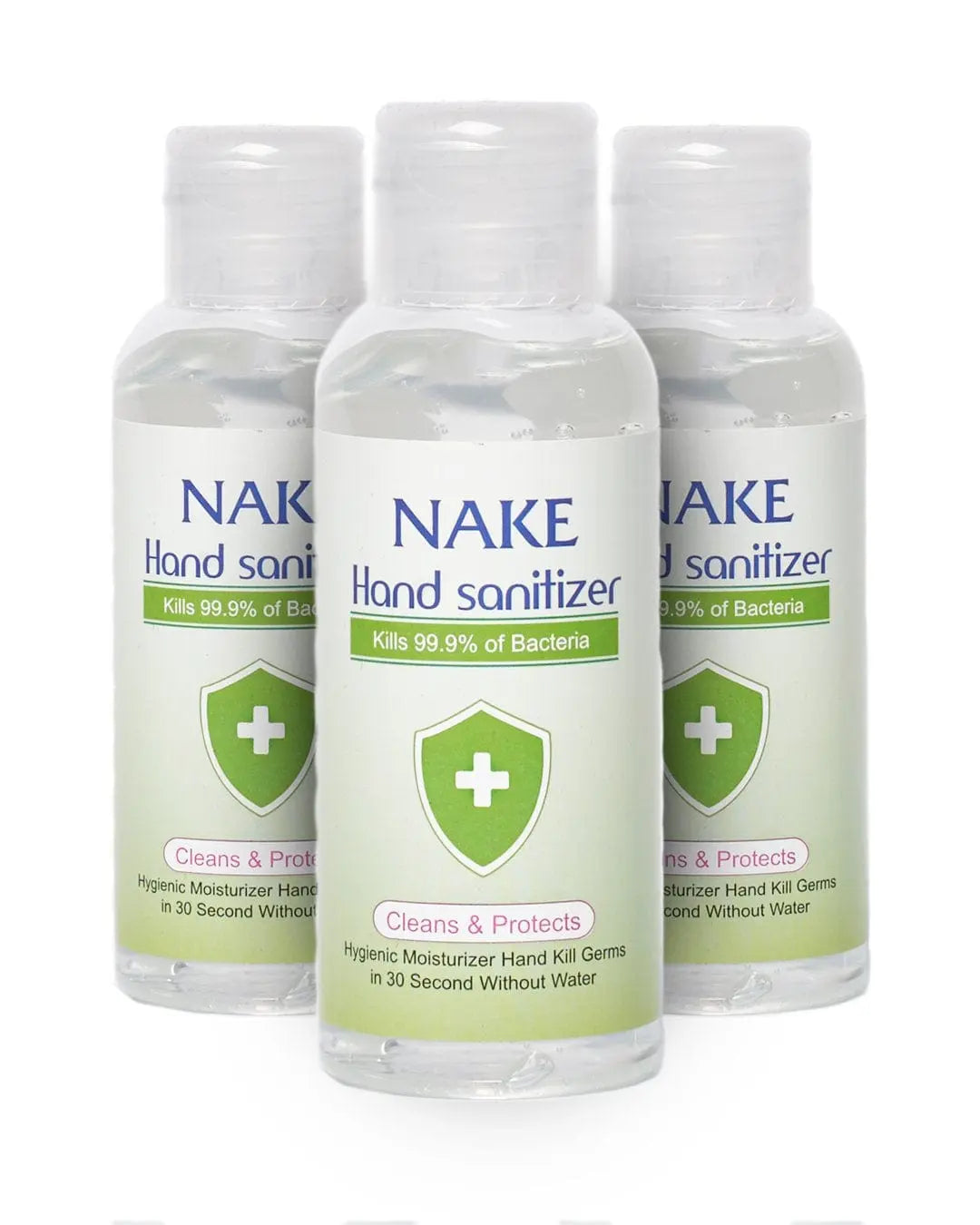 Nake Hand Sanitiser (70% Alc.) Multipack, 3 x 100 ml Hand Sanitizers