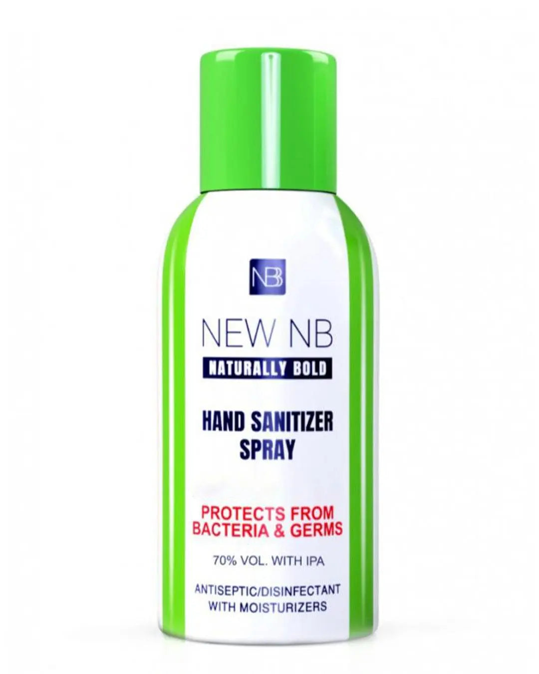 New NB Naturally Bold Hand Sanitiser Spray 120 ml (70% Alc.) Hand Sanitizers