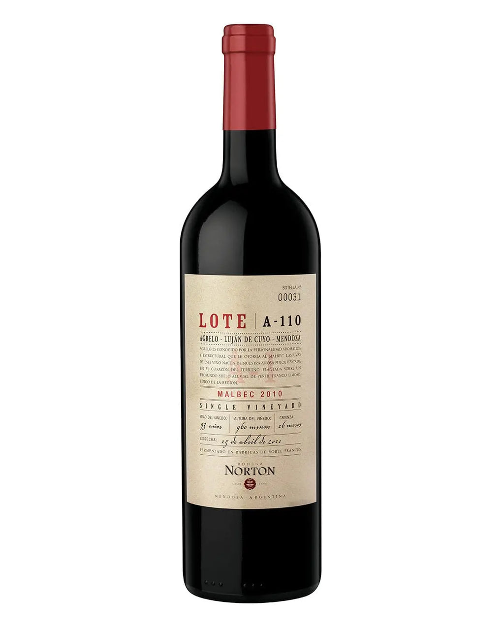 Lote 117 Single Vineyard