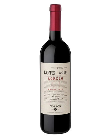 Norton Lote A-118 Single Vineyard Malbec 2018, 75 cl Red Wine