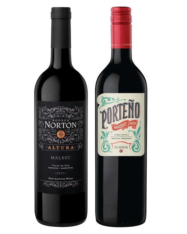 Norton Malbec Wine Tasting Set, 2 x 75 cl wine-cases