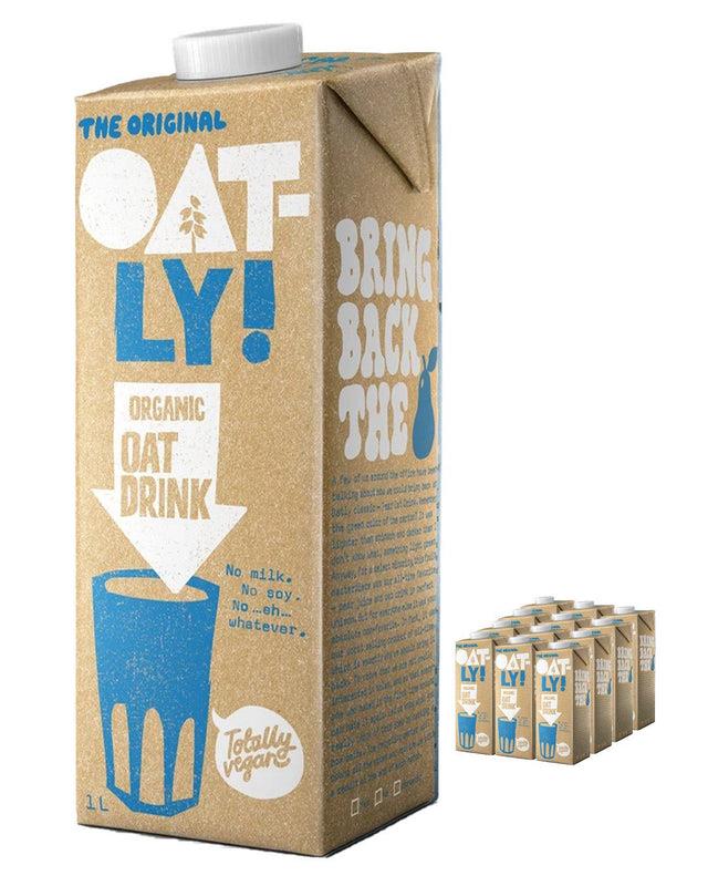 Oatly Oat Drink Organic Multipack, 12 x 1 L Milk & Milkshakes
