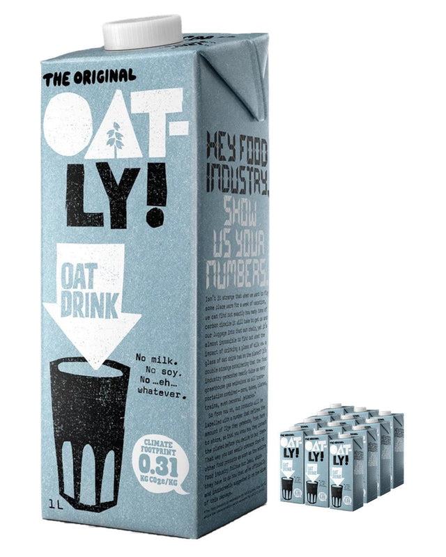 Oatly Oat Drink Orignal Multipack, 12 x 1 L Milk & Milkshakes