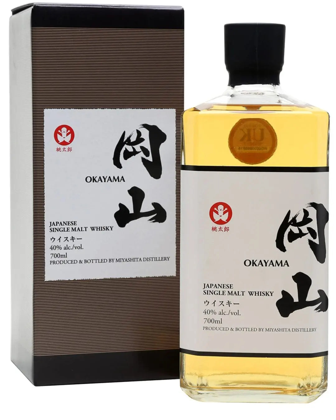 Okayama Japanese Single Malt Whisky, 70 cl Whisky 4930127100252