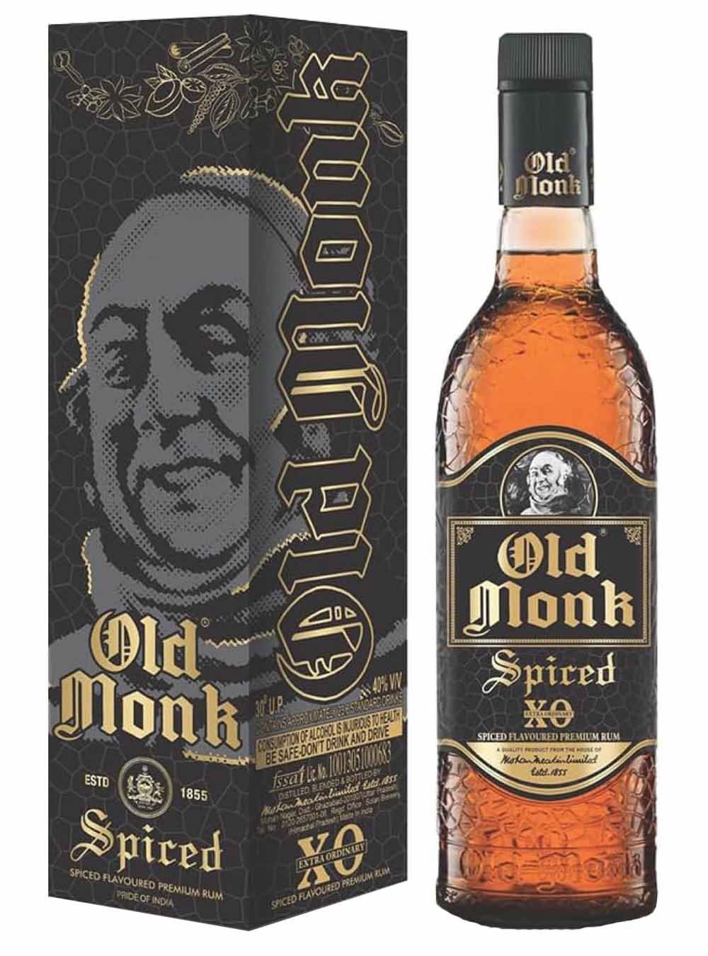 Old Monk XO Spiced Rum, 70 cl rum