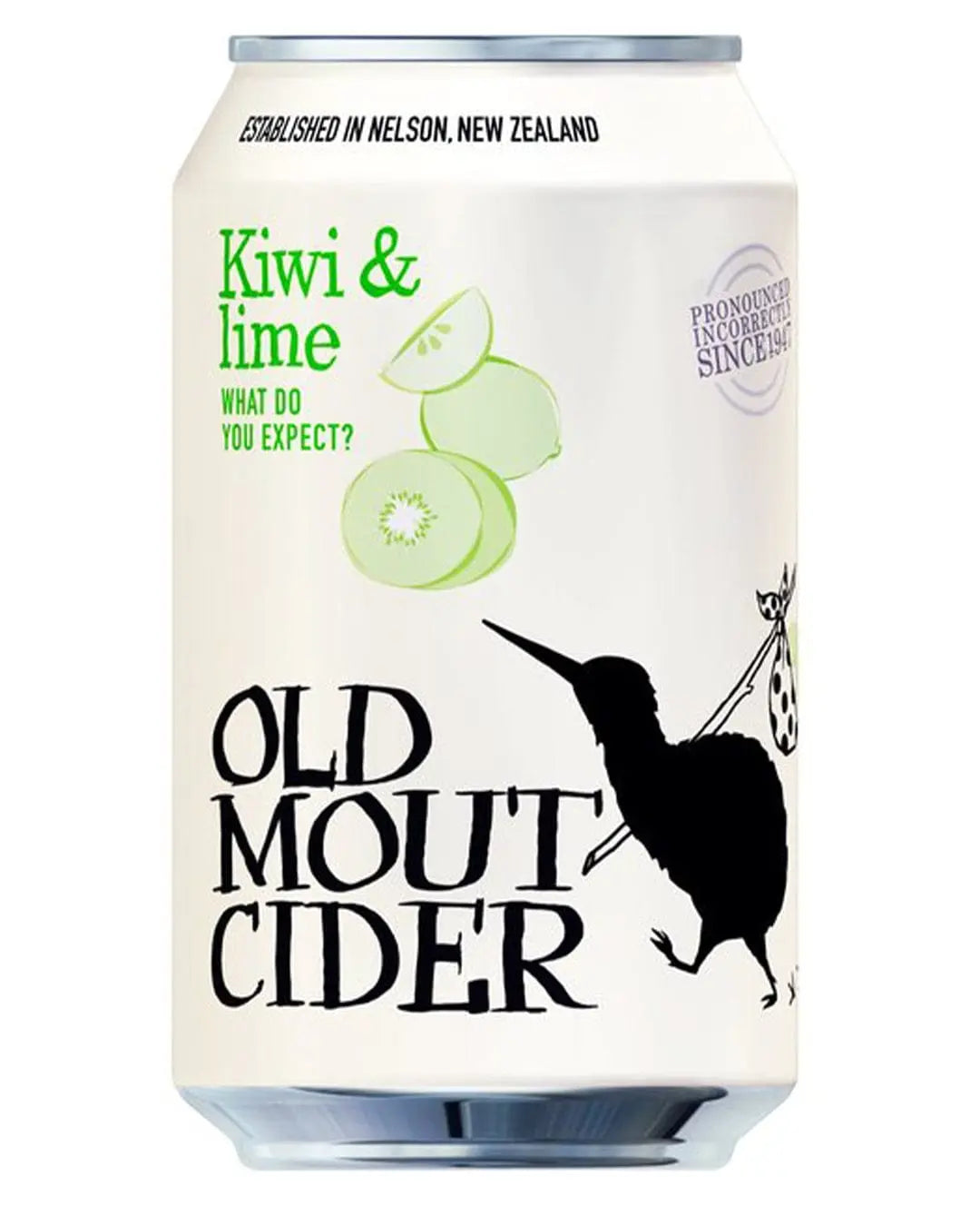 Old Mout Kiwi & Lime Cider Can, 330 ml Cider